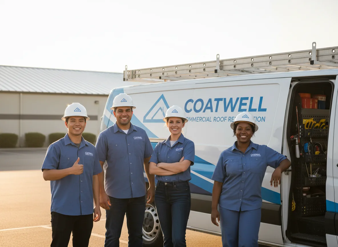 Commercial roof coating company in Pollock, MO